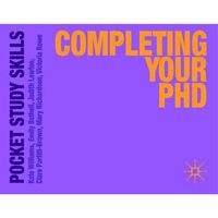 Completing Your PhD (Paperback) - Kate Williams Photo