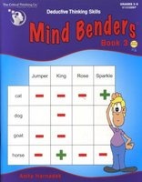 Mind Benders Book 3 (Grades 3-6) (Staple bound) - 01333bbp Photo