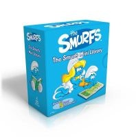 Smurfs Mini Library - Rise and Shine; Happy Smurfdays; Fun and Games; Making Music; Whatever the Weather (Board book, Boxed Set) - Peyo Photo