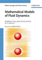 Mathematical Models of Fluid Dynamics - Modelling, Theory, Basic Numerical Facts - An Introduction (Hardcover, 2nd Revised edition) - Rainer Ansorge Photo