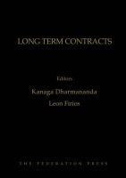 Long Term Contracts - Commercial and Legal Considerations (Hardcover) - Kanaga Dharmananda Photo