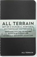 All Terrain: The Waterproof Notebook (3-Pack) - Set of 3 Durable, Portable, Waterproof Notebooks (Hardcover) - Inc Peter Pauper Press Photo