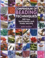 Compendium of Beading Techniques - 300 Tips, Techniques and Trade Secrets (Paperback) - Jean Power Photo