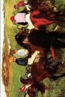 ''Racehorses at Longchamp'' by Edgar Degas - 1875 - Journal (Blank / Lined) (Paperback) - Ted E Bear Press Photo