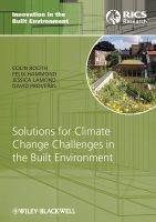 Solutions for Climate Change Challenges in the Built Environment (Hardcover) - Colin A Booth Photo