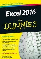 Excel 2016 Fur Dummies (German, Paperback) - Greg Harvey Photo