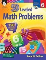 50 Leveled Math Problems, Level 6 (Paperback) - Anne M Collins Photo