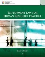 Employment Law for Human Resource Practice (Hardcover, 5th Revised edition) - David Walsh Photo