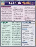 Spanish Verbs Laminate Reference Chart (English, Spanish, Poster) - William Bengtson Photo