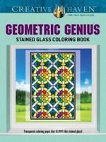 Creative Haven Geometric Genius Stained Glass Coloring Book (Paperback) - Henry Shaw Photo