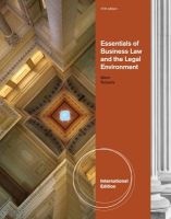 Essentials of Business Law and the Legal Environment (Paperback, Internation Edition of 11th Revised ed) - Richard Mann Photo