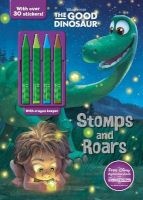 Disney Pixar the Good Dinosaur Stomps and Roars - Plus 4 Crayons! (Paperback) - Parragon Books Ltd Photo