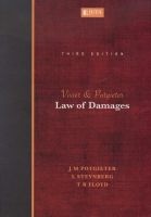 Visser & Potgieter: Law of Damages (Paperback, 3rd edition) - JM Potgieter Photo