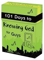 101 Days to Knowing God for Guys Cards (Hardcover) - Christian Art Gifts Photo