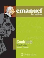 Emanuel Law Outlines for Contracts (Paperback, 11th) - Steven L Emanuel Photo