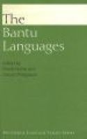 The Bantu Languages (Hardcover) - Mark van de Velde Photo