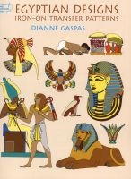 Egyptian Designs Iron-on Transfer Patterns (Book) - Diane Gaspas Photo
