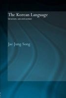 The Korean Language (Hardcover) - Jae Jung Song Photo