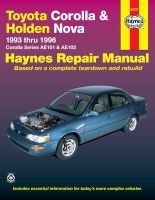 Toyota Corolla and Holden Nova Australian Automotive Repair Manual - 1993 to 1996 (Paperback) - Jeff Killingsworth Photo