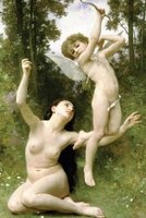 "Love Takes Off" by William-Adolphe Bouguereau - 1901 - Journal (Blank / Lined) (Paperback) - Ted E Bear Press Photo