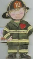 Fireman's Safety Hints - Little People Shape Books (Board book) - Giovanni Caviezel Photo