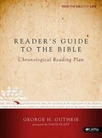 Reader S Guide to the Bible - A Chronological Reading Plan (Paperback) - George Guthrie Photo
