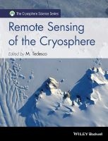 Remote Sensing of the Cryosphere (Hardcover) - Marco Tedesco Photo
