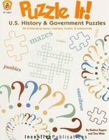 Puzzle It! U.S. History and Government Puzzles (Paperback) - Nadine Rogers Photo