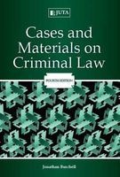 Cases and Materials on Criminal Law (Paperback, 4th ed) - Jonathan Burchell Photo