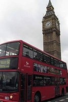 Double Decker Bus and Big Ben London England Journal - 150 Page Lined Notebook/Diary (Paperback) - Cs Creations Photo
