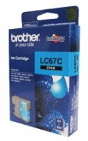 Brother LC-67C Cyan Ink Cartridge Photo