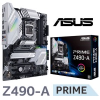 ASUS Prime Z490-A Intel ATX Motherboard / Intel Z490 Chipset / Supports 10th Gen Processors only / LGA 1200 / Supports 2 x M.2 Slots and 6 x SATA 6Gb/s ports / Aluminum Heatsink Design / USB 3.2 Gen 2 / 1x USB 3.2 Type-C / 90MB1390-M0EAY0 Photo