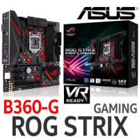ASUS ROG Strix B360-G Gaming LGA 1151 Intel Motherboard / Intel B360 Chipset / Support 8th Generation Processors / Dual M.2 / Dual-Channel DDR4 Memory / Aura Sync RGB LED Lighting / Latest Intel Ether Photo