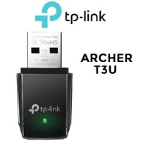TP-LINK Archer T3U AC1300 Mini Wireless MU-MIMO USB Adapter / Ultimate Wi-Fi Speed / Dual-Band Wireless / Mini design / Super Speed USB 3.0 Port / Miniature Design / Archer T3U Photo