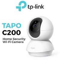 TP-LINK Tapo C200 Home Security Wi-Fi Camera / Pan and Tilt / Crystal-clear 1080p definition Video / Advanced Night View / Sound and Light Alarm / Two-Way Audio / Tapo C200 Photo