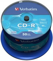 Verbatim CD-R Extra Protection 52x 700MB - 50 Pack Spindle Optical Media Photo