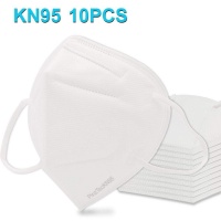 SDP HK 10 piecesS KN95 Foldable Earloop Breathable Respirator Dustproof Protection Antiviral Anti-fog Face Mask Photo
