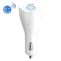 SDP JOYROOM T600 2" 1 Multifunctional Wireless Bluetooth 2.1A Single USB Port Car Charger Earphone with Circular LED Indicator Light and Hands-free Call Functions for Cars & Pickups & SUV & Smartphone Photo