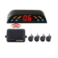 SDP PZ-303-W Car Parking Reversing Buzzer and LED Monitor Parking Alarm Assistance System with 4 Rear Radar Photo
