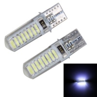 SUNSKYCH 2 piecesS T10 3W 16 SMD-4014 LEDs Car Clearance Lights Lamp DC 12V Photo