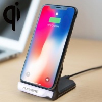 SDP FLOVEME YXF113867 10W Double Coils Design Smart Qi Wireless Charger with LED Breathing Light For iPhone Galaxy Huawei Xiaomi LG HTC and Other QI Standard Smart Phones Photo