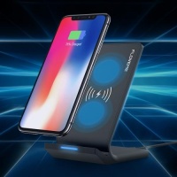 SDP FLOVEME YXF112320 Vacant 5V 1.8A Fast Wireless Charger Charging Station For iPhone Galaxy Sony Lenovo HTC Huawei and Other QI Standard Smartphones Photo