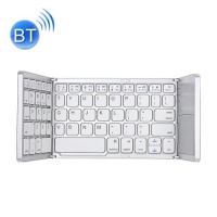 SDP B033 Rechargeable 3-Folding 64 Keys Bluetooth Wireless Keyboard with Touchpad Photo