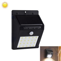 SDP 5.5V 20 LED White Light Outdoor Solar Motion Sensor Light for Yard / Garden / Home / Driveway / Stairs / Outside Wall Photo