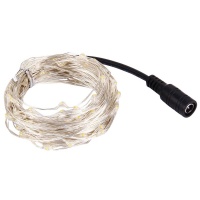 SDP 10m 600LM Life Waterproof LED Copper Wire String Decoration Lights Festival Light AC 100-240V Photo