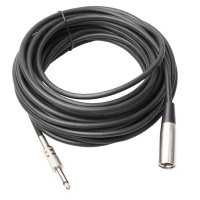 SDP Premium 10m XLR 3-Pin Male to 1/4" Mono Shielded Microphone Audio Cord Cable Photo