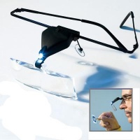 SDP 1.5X / 2.5X / 3.5X Magnifier Glasses with LED Light Photo