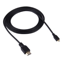 SDP 1.4 Version Micro HDMI to HDMI 19 Pin Cable Support 3D Length: 1.5m Photo