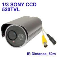 SDP 1 / 3 SONY 520TVL Digital Color Video CCTV Waterproof Camera IR Distance: 50m Photo