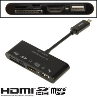 SDP HDMI Connection Kits Support OTG & Sync Function For Galaxy Note 3 / S 4 / i9500 / i9300 / N7100 / i9220 / HTC One / M7 Photo